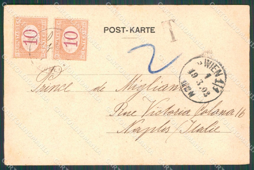 Osterreich Wien Maria Theresia Monument TEARED CREASED AK ansichtskarten XC9524 – retro