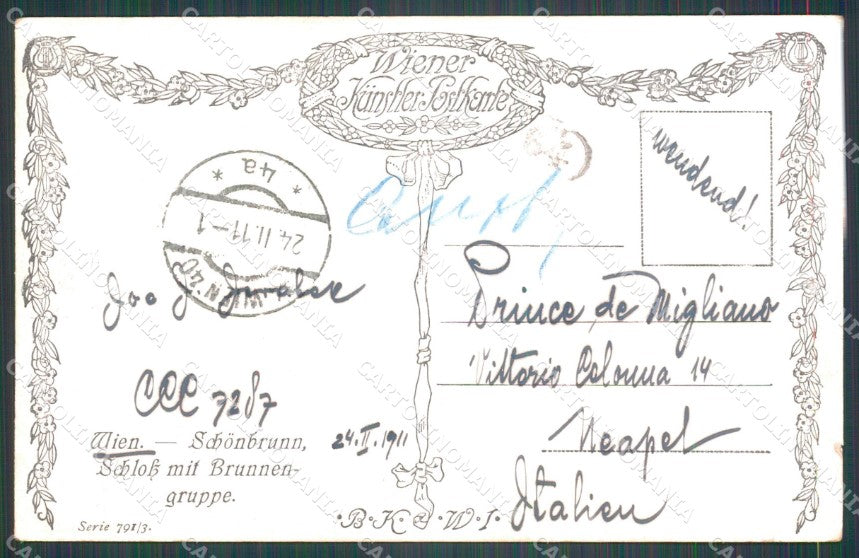 Osterreich Wien Schonbrunn AK ansichtskarten XC9528 – retro