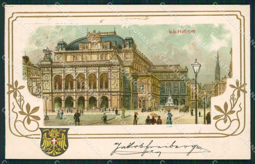Osterreich Wien K K Hofoper AK ansichtskarten XC9529 – fronte