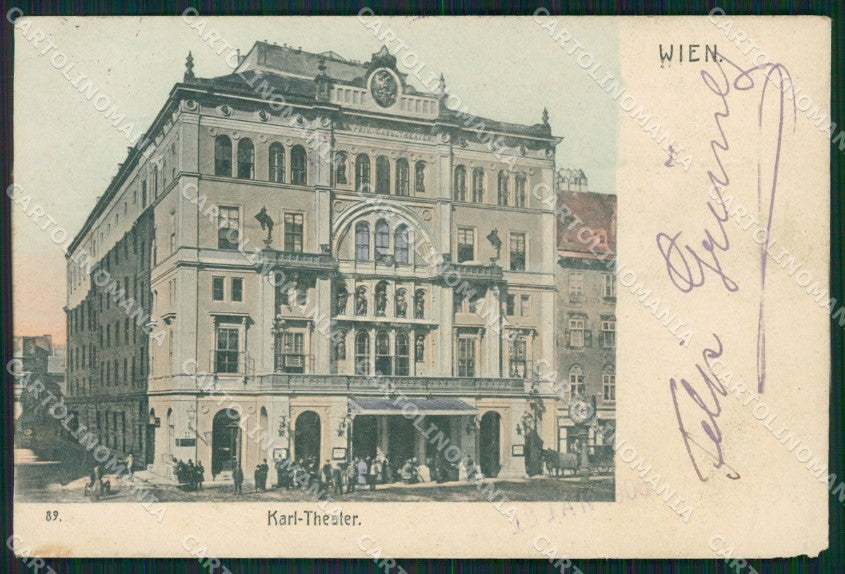 Osterreich Wien Karl Theater AK ansichtskarten XC9531 – fronte