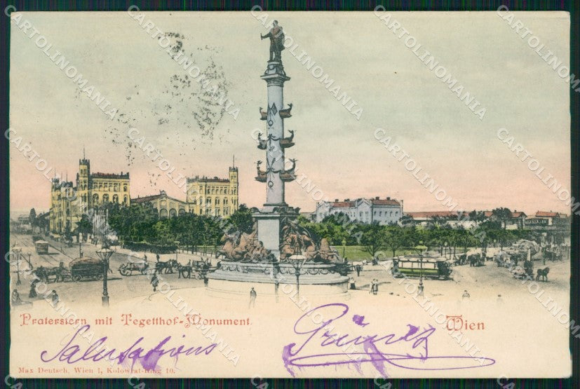 Osterreich Wien Praterstern AK ansichtskarten XC9554 – fronte