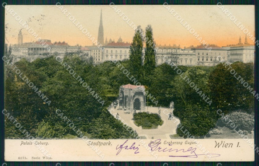 Osterreich Wien Stadtpark AK ansichtskarten XC9555 – fronte
