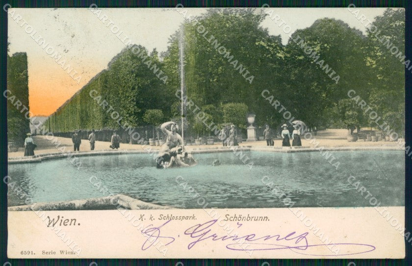 Osterreich Wien Schonbrunn AK ansichtskarten XC9557 – fronte