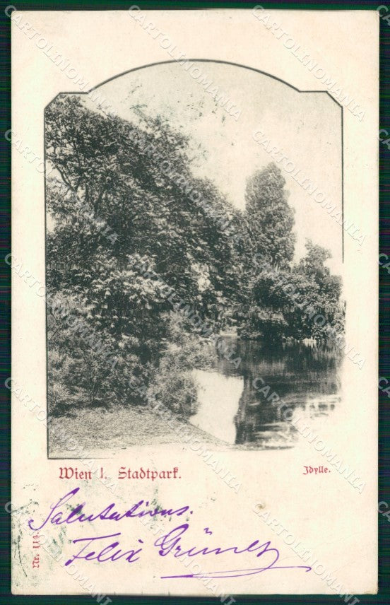 Osterreich Wien Stadtpark AK ansichtskarten XC9565 – fronte