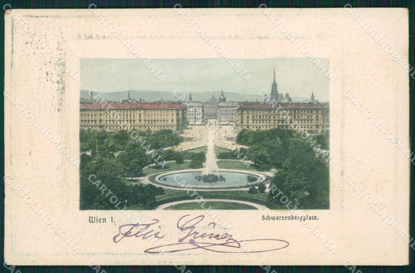 Osterreich Wien Schwarzenberg Platz AK ansichtskarten XC9567 – fronte