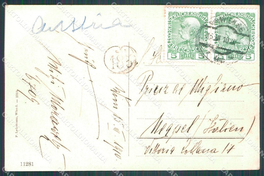 Osterreich Wien Elisabeth Denkmal AK ansichtskarten XC9571 – retro