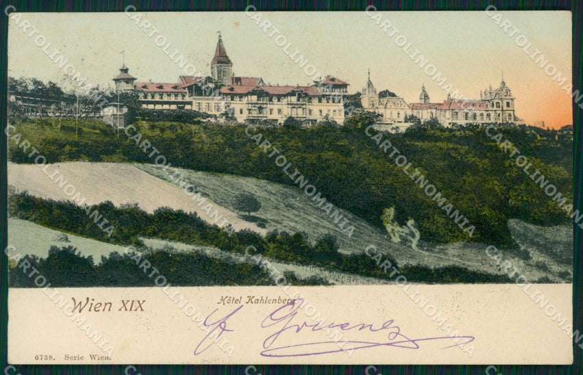 Osterreich Wien Hotel Kahlenberg AK ansichtskarten XC9585 – fronte
