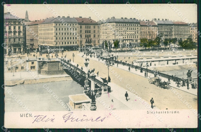 Osterreich Wien Stephaniebrucke AK ansichtskarten XC9589 – fronte