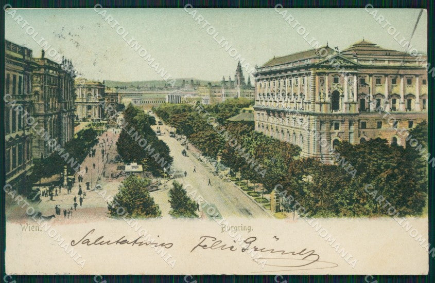 Osterreich Wien Burgring AK ansichtskarten XC9592 – fronte