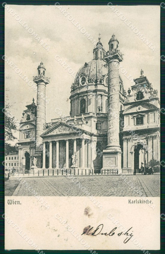 Osterreich Wien Karlskirche AK ansichtskarten XC9602 – fronte