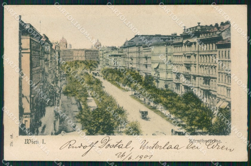 Osterreich Wien Karnthnerring AK ansichtskarten XC9603 – fronte