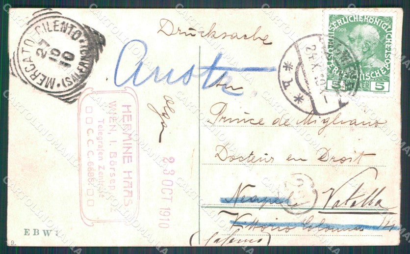 Osterreich Wien K K Hofburgtheater TRIMMED AK ansichtskarten XC9606 – retro