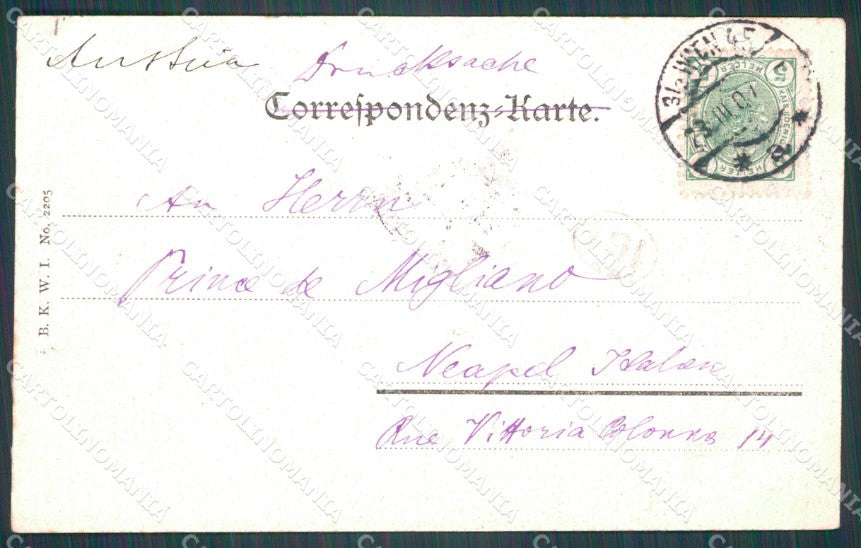 Osterreich Wien Central Friedhof Allee AK ansichtskarten XC9609 – retro