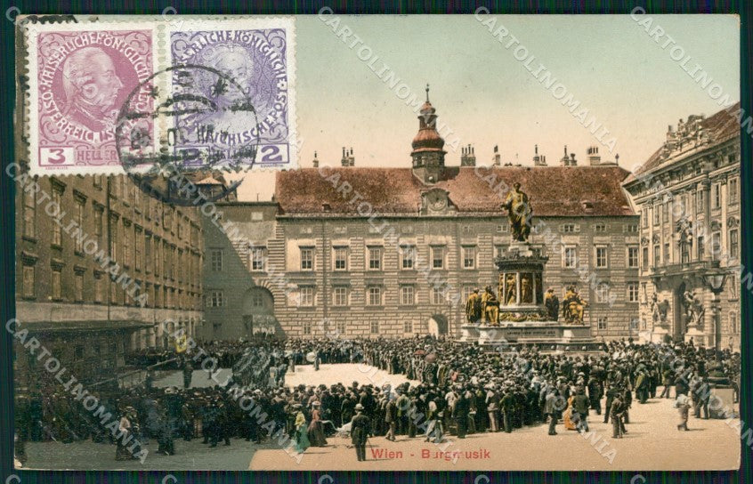 Osterreich Wien Burgmusik AK ansichtskarten XC9610 – fronte