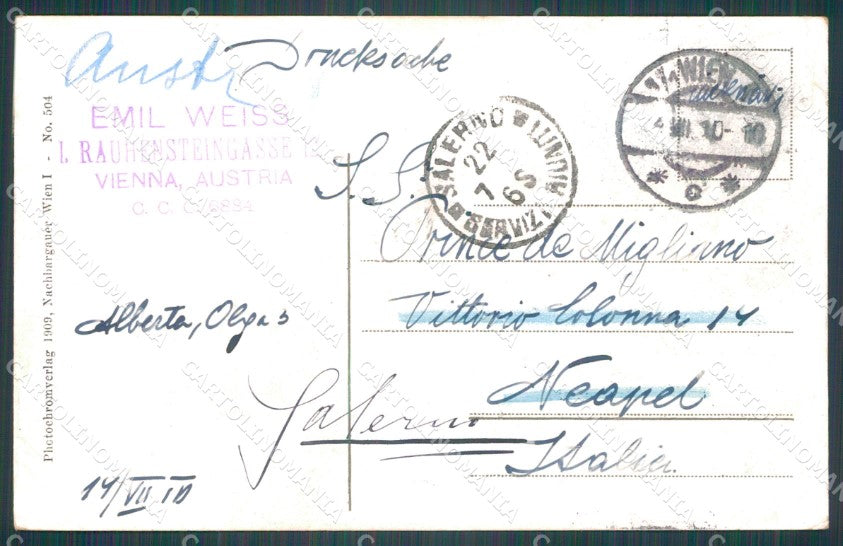Osterreich Wien Burgmusik AK ansichtskarten XC9610 – retro