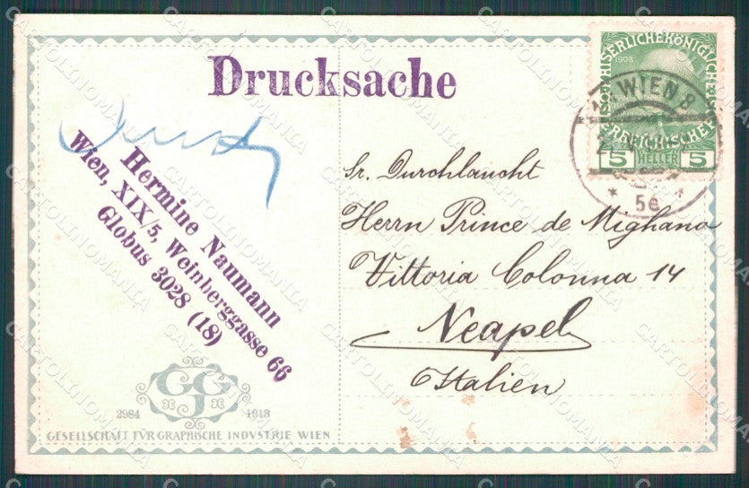 Osterreich Wien Hofbibliothek AK ansichtskarten XC9637 – retro