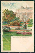 Osterreich Wien Burgtheater H J Karlsruhe AK ansichtskarten XC9639 – fronte