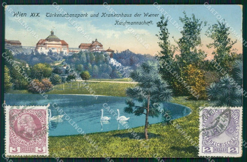 Osterreich Wien Turkenschanzpark AK ansichtskarten XC9647 – fronte