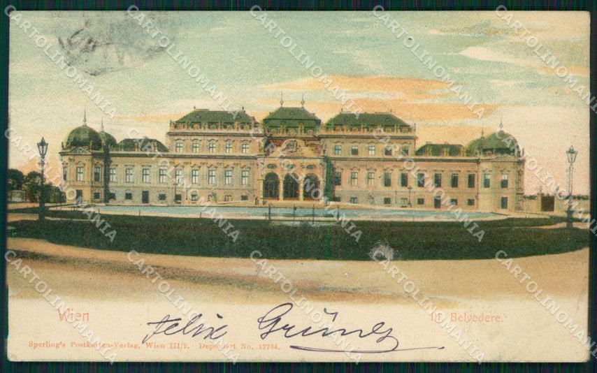 Osterreich Wien Belvedere AK ansichtskarten XC9648 – fronte