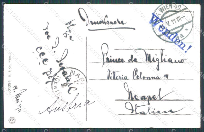 Osterreich Wien Burgtheater AK ansichtskarten XC9652 – retro