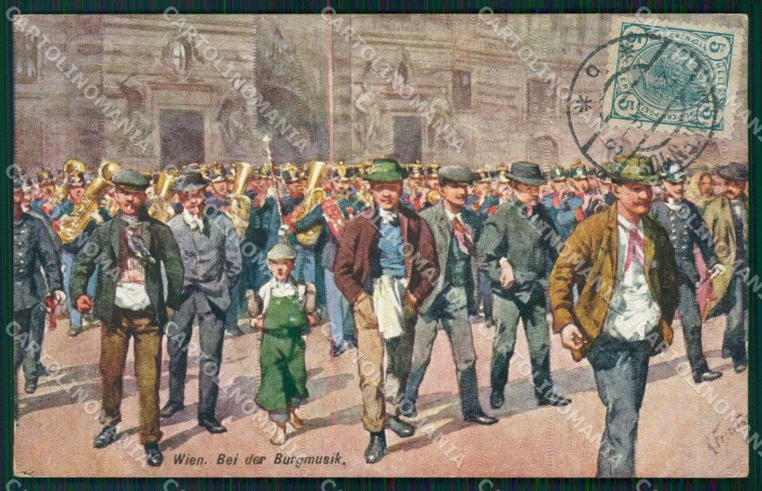 Osterreich Wien Burgmusik Feiertag AK ansichtskarten XC9657 – fronte