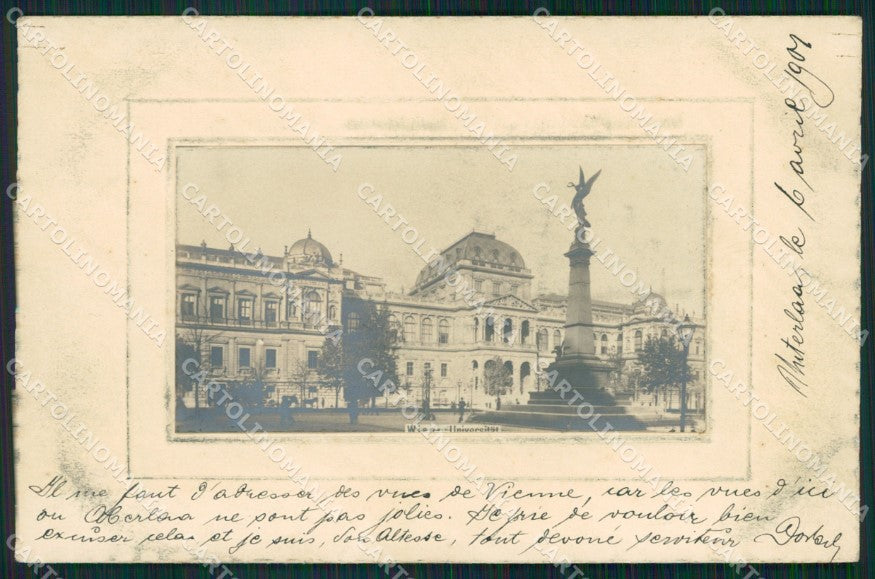 Osterreich Wien Universitat Photo AK ansichtskarten XC9658 – fronte