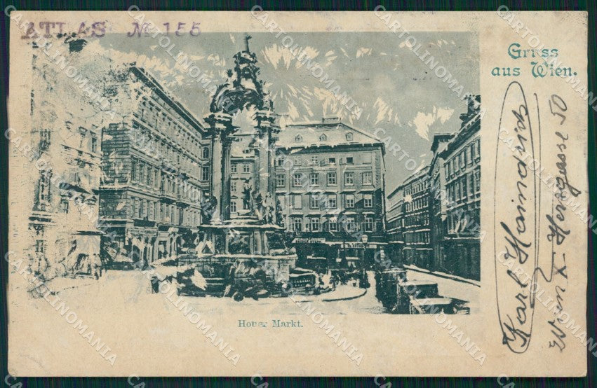 Osterreich Wien Hober Markt AK ansichtskarten XC9662 – fronte