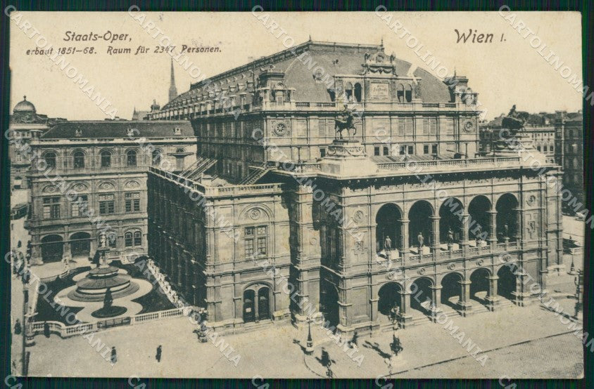 Osterreich Wien Staats Oper AK ansichtskarten XC9665 – fronte