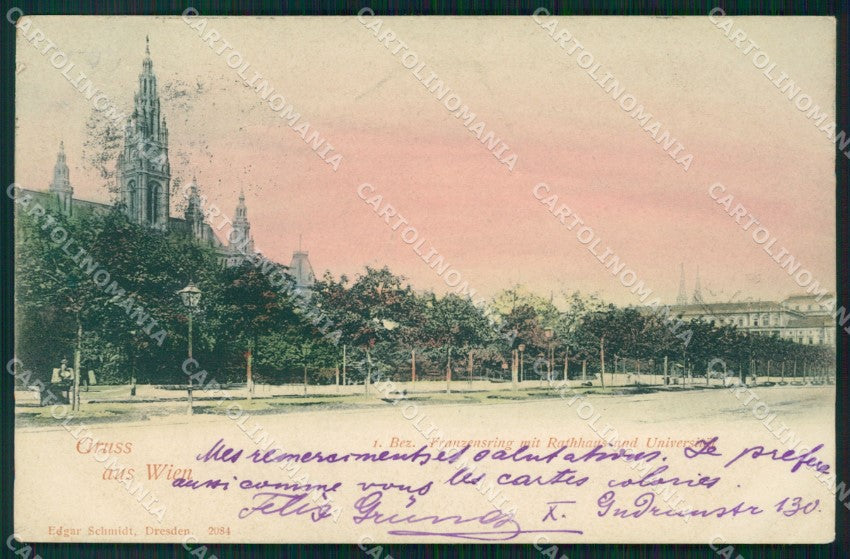 Osterreich Wien Franzensring AK ansichtskarten XC9667 – fronte