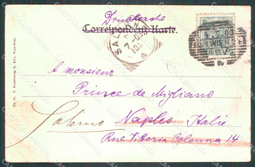 Osterreich Wien Parlament CORNER CREASED AK ansichtskarten XC9668 – retro