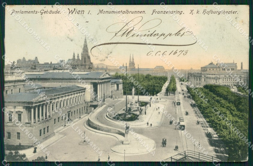 Osterreich Wien Franzensring AK ansichtskarten XC9673 – fronte