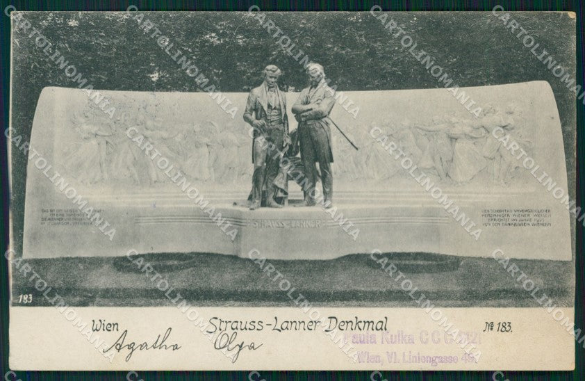 Osterreich Wien Strauss Denkmal AK ansichtskarten XC9676 – fronte