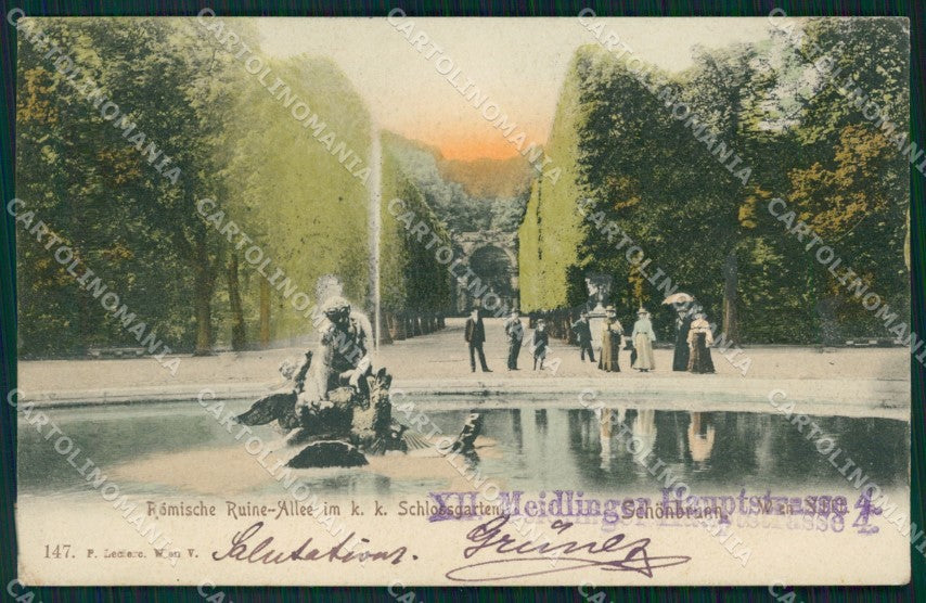 Osterreich Wien Schlossgarten AK ansichtskarten XC9678 – fronte