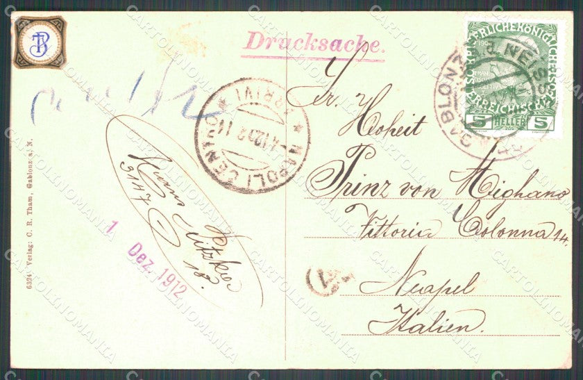 Czech Republic Jablonec nad Nisou Gablonz AK ansichtskarten XC9683 – retro