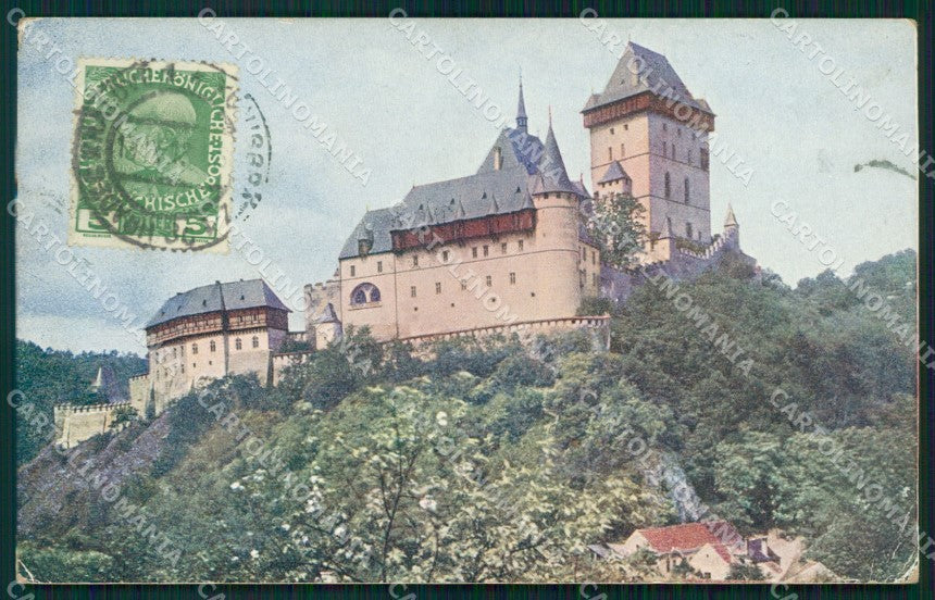 Czech Republic Karlstejn Karlstein Karluv Tyn AK ansichtskarten XC9684 – fronte