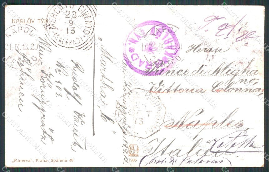 Czech Republic Karlstejn Karlstein Karluv Tyn AK ansichtskarten XC9684 – retro