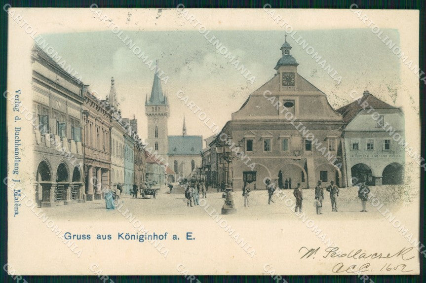 Czech Republic Dvur Kralove nad Labem Koniginhof an der Elbe AK XC9694 – fronte