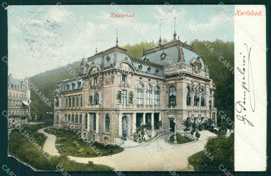 Czech Republic Karlovy Vary Karlsbad AK ansichtskarten XC9696 – fronte