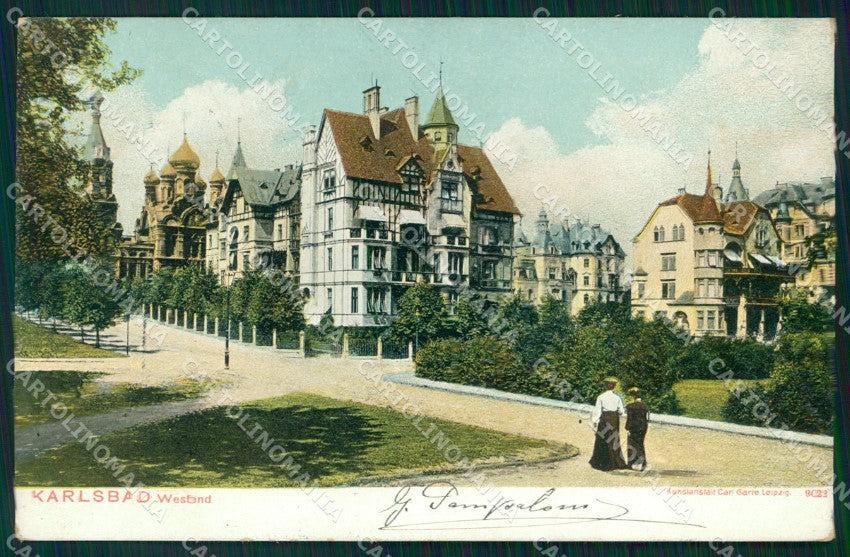 Czech Republic Karlovy Vary Karlsbad AK ansichtskarten XC9697 – fronte