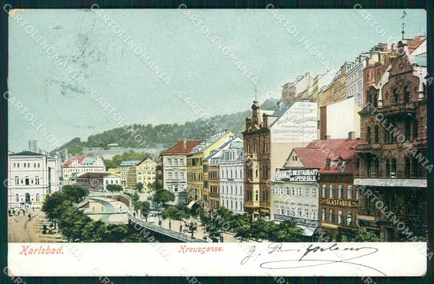 Czech Republic Karlovy Vary Karlsbad AK ansichtskarten XC9698 – fronte