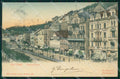 Czech Republic Karlovy Vary Karlsbad Kreuzstrasse AK ansichtskarten XC9699 – fronte