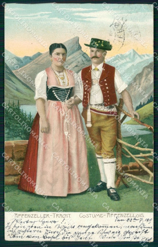 Schweiz Kanton Appenzell Innerrhoden Types AK ansichtskarten XC9712 – fronte