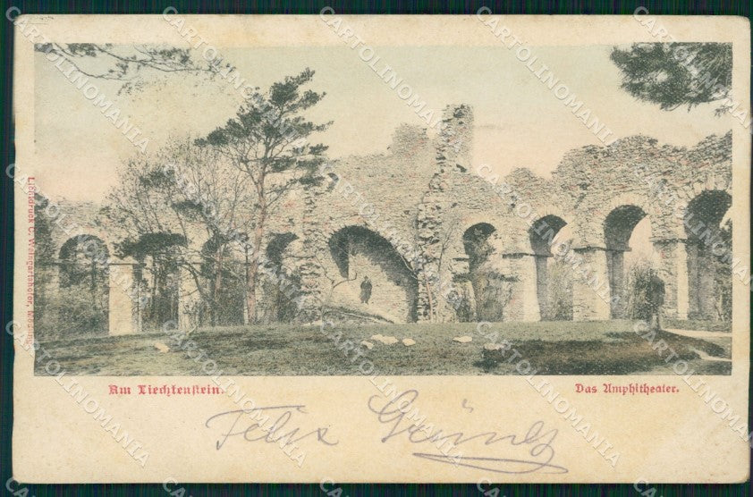 Osterreich Niederosterreich Maria Enzersdorf Burg Liechtenstein AK XC9715 – fronte