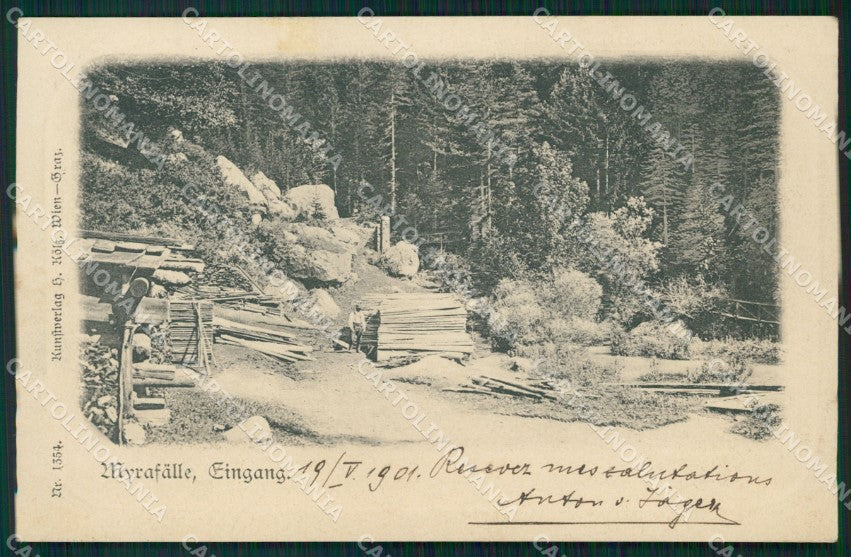 Osterreich Niederosterreich Myrafalle Muggendorf AK ansichtskarten XC9716 – fronte