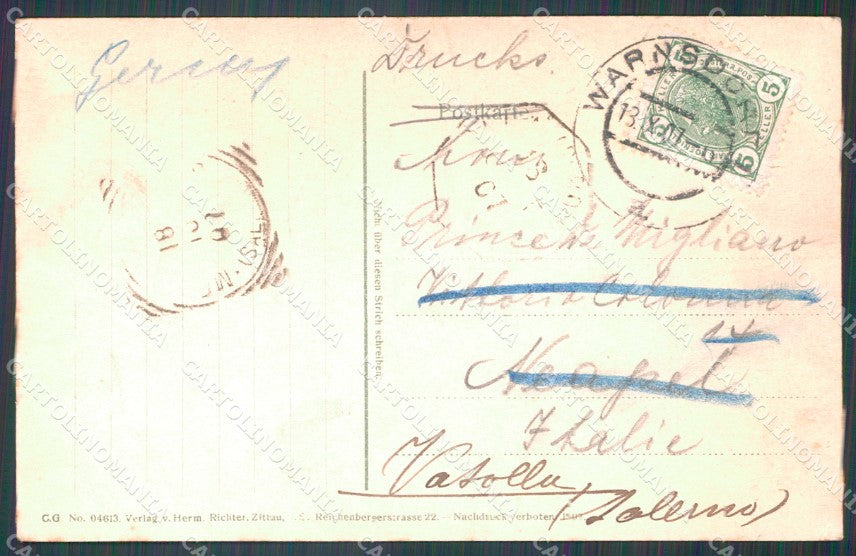 Czech Republic Varnsdorf Warnsdorf AK ansichtskarten XC9728 – retro