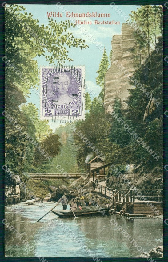 Czech Republic Sachs Schweiz Wilde Edmunsklamm AK ansichtskarten XC9741 – fronte