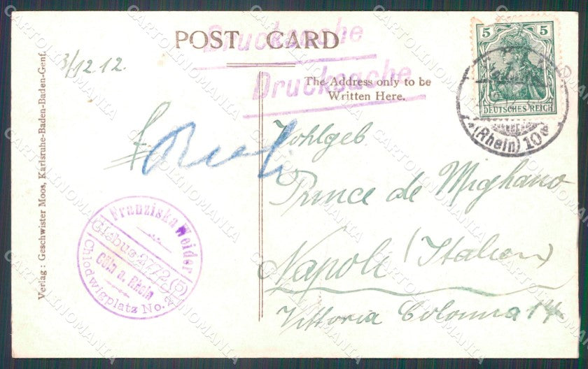Royalty Spanien Alfons Pius de Borbon AK ansichtskarten XC9760 – retro