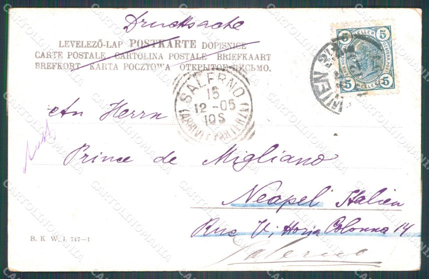 Royalty Osterreich Franz Joseph I von Osterreich CORNER CREASED AK XC9762 – retro