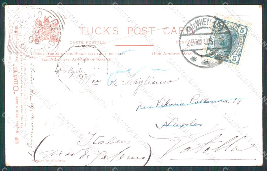 England Oilette Tuck serie 9029 Burton Mariners AK ansichtskarten XC9774 – retro