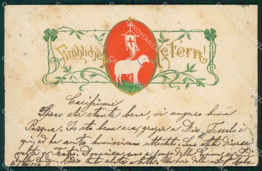 Motive Frohliche Ostern AK ansichtskarten XC9775 – fronte